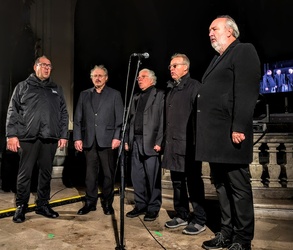 Männerschola im Einsatz 